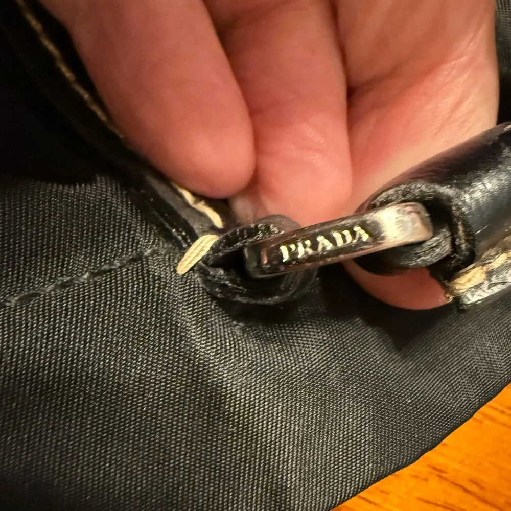 Prada Vintage Black Nylon Tote Bag with COA - Picture 16 of 16